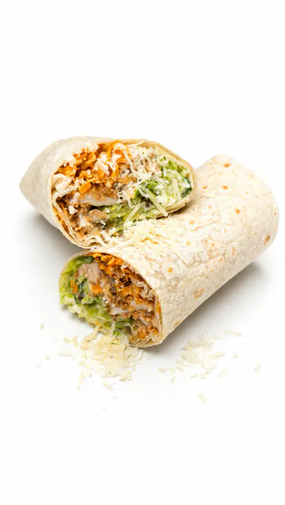 caesar chicken wrap